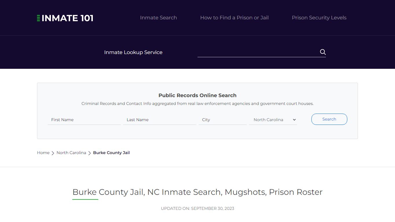 Burke County Jail, NC Inmate Search, Mugshots, Prison Roster